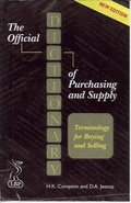 Cover: Official Dictionary of Purchasing and Supply - Liverpool Business Publishing
