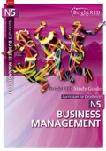 Cover: National 5 Business Management Study Guide - Bright Red Publishing