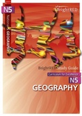 Cover: National 5 Geography Study Guide - Bright Red Publishing