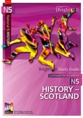Cover: National 5 History - Scotland Study Guide - Bright Red Publishing