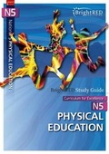 Cover: National 5 Physical Education Study Guide - Bright Red Publishing