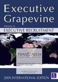 Cover: International Directory of Executive Recruitment, 2009 2009 - Executive Grapevine International Ltd