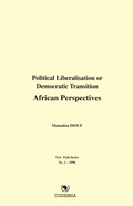 Cover: Political Liberalisation or Democratic Transition - African Books Collective