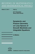 Bild: Symplectic and Poisson Geometry on Loop Spaces of Smooth Manifolds and Integrable Equations - Cambridge Scientific Publishers