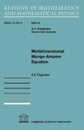 Cover: Multidimensional Monge-Ampere Equation - Cambridge Scientific Publishers