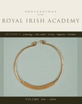 Cover: Proceedings of the Royal Irish Academy: Section C v. 106 - Royal Irish Academy