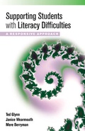 Cover: Supporting Students with Literacy Difficulties - Open University Press