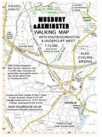 Abbildung von: Musbury & Axminster Walking Map - Croydecycle