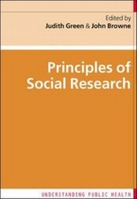 Enlarge image Cover: Principles of Social Research - Open University Press