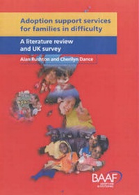 Enlarge image Cover: Adoption Support Services for Families in Difficulty - British Association for Adoption and Fostering (BAAF)