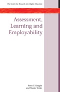 Cover: Assessment Learning and Employability - Open University Press