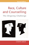 Cover: Race, Culture and Counselling - Open University Press
