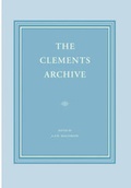 Cover: The Clements Archive - Irish Manuscripts Commission