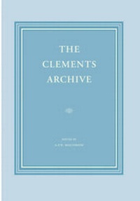 Enlarge image Cover: The Clements Archive - Irish Manuscripts Commission