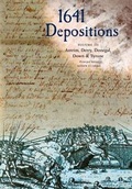 Cover: 1641 Depositions: Antrim, Derry, Donegal, Down & Tyrone Volume III - Irish Manuscripts Commission