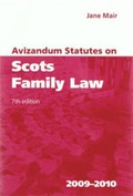 Bild: Avizandum Statutes on Scots Family Law - Avizandum Publishing Ltd