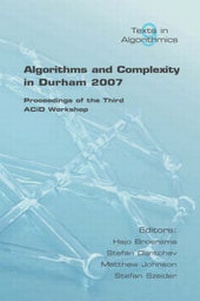Enlarge image Cover: Algorithms and Complexity - College Publications