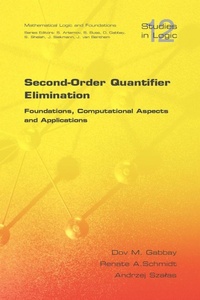 Enlarge image Cover: Second-order Quantifier Elimination - College Publications