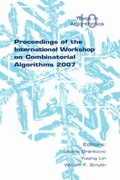 Cover: Proceedings of the International Workshop on Combinatorial Algorithms 2007 - College Publications
