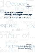 Cover: Acts of Knowledge: History, Philosophy and Logic - College Publications