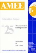 Cover: The Assessment of Learning Outcomes - Association for Medical Education in Europe
