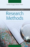 Cover: A Gentle Guide to Research Methods - Open University Press