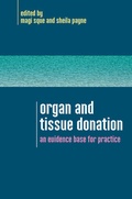 Cover: Organ and Tissue Donation - Open University Press