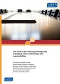 Cover: The Chair of the School Governing Body in England - CfBT Education Trust