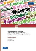 Cover: Language Learning in Primary and Secondary Schools in England - CfBT Education Trust