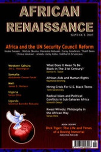 Enlarge image Cover: African Renaissance Sept/Oct 2005 - Adonis & Abbey Publishers Ltd