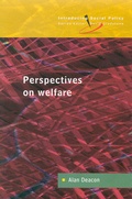 Cover: Perspectives on Welfare - Open University Press