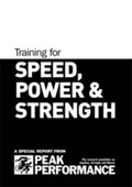 Cover: Training for Speed, Power and Strength - Peak Performance Publishing