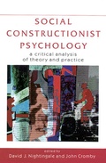 Cover: Social Constructionist Psychology - Open University Press
