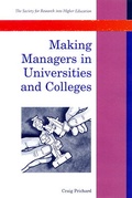 Cover: Making Managers in Universities and Colleges - Open University Press