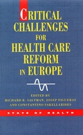 Cover: Critical Challenges for Health Care Reform in Europe - Open University Press