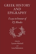 Cover: Greek History and Epigraphy - Classical Press of Wales