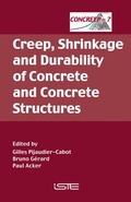 Cover: Creep, Shrinkage and Durability of Concrete and Concrete Structures - Wiley-ISTE