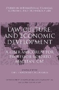 Cover: Law Culture and Economic Development: a Liber Amicorum for Professor Roberto MacLean - British Institute of International & Comparative Law