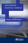 Cover: International Electronic Evidence - British Institute of International & Comparative Law