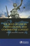Cover: The Rule of Law in International and Comparative Perspective - British Institute of International & Comparative Law