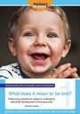 Cover: What Does it Mean to be One? - Practical Pre-School Books