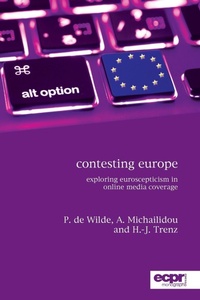 Enlarge image Cover: Contesting Europe - ECPR Press