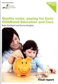 Cover: Quality Costs - Daycare Trust