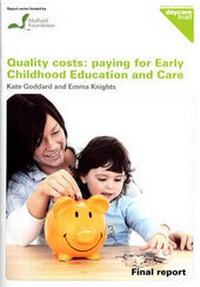 Enlarge image Cover: Quality Costs - Daycare Trust