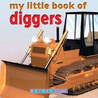 Enlarge image Cover: My Little Book of Trucks and Diggers - Brimax
