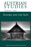 Cover: Austria and the Alps - Modern Humanities Research Association