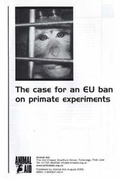 Cover: The Case for an EU Ban on Primate Experiments - Animal Aid