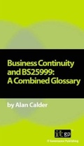 Cover: Business Continuity and BS25999 - IT Governance Publishing