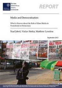 Enlarge image Cover: Media and Democratisation - Reuters Institute for the Study of Journalism