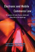 Cover: Electronic and Mobile Commerce Law - University of Hertfordshire Press